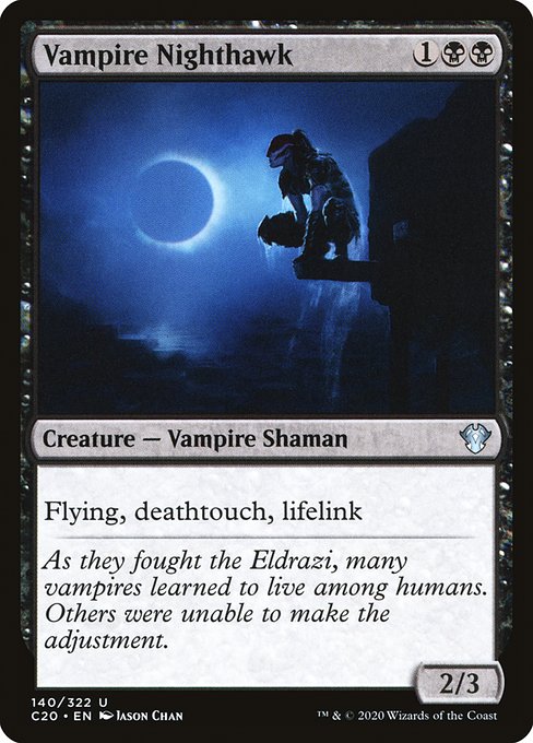 Vampire Nighthawk - Commander 2020 Uncommon Card