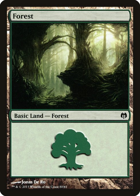 Forest - Duel Decks: Heroes vs. Monsters Common Card
