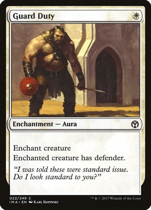 Guard Duty - Iconic Masters Common Card