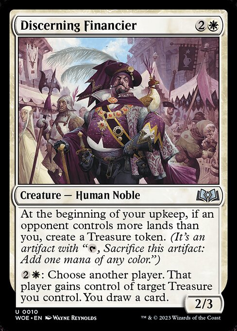 Discerning Financier - Wilds of Eldraine Uncommon Card