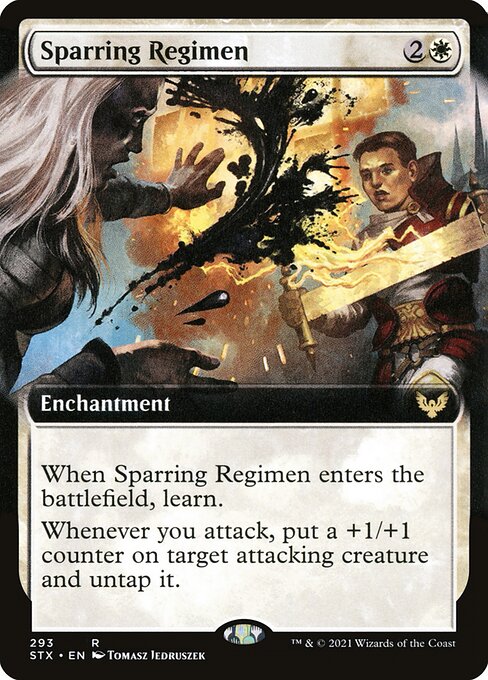 Sparring Regimen - Strixhaven: School of Mages Rare Card