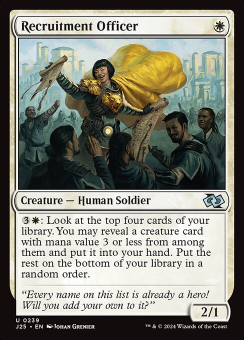 Recruitment Officer - Foundations Jumpstart Uncommon Card