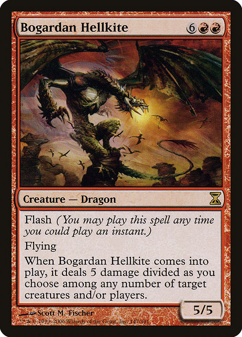 Bogardan Hellkite - Time Spiral Rare Card