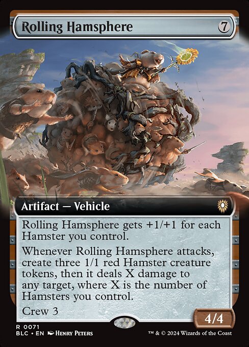 Rolling Hamsphere - Bloomburrow Commander Rare Card