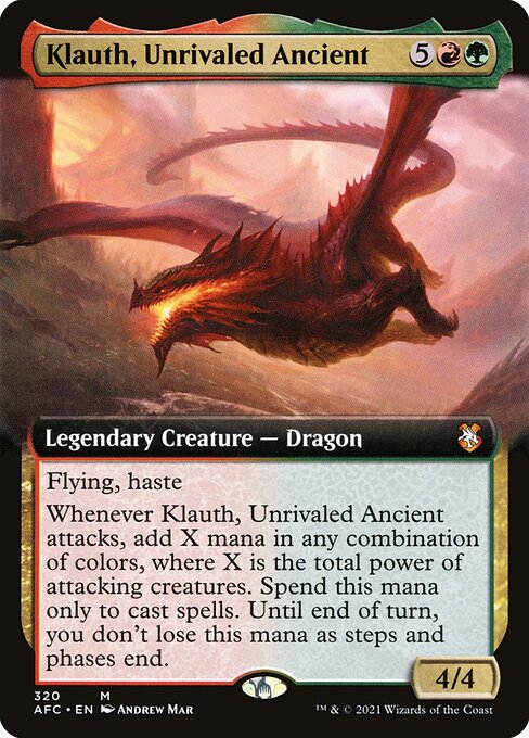 Klauth, Unrivaled Ancient - Forgotten Realms Commander Mythic Card