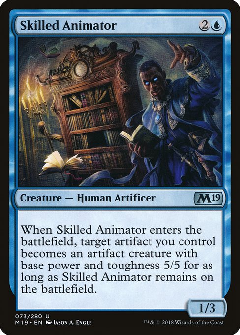 Skilled Animator - Core Set 2019 Uncommon Card