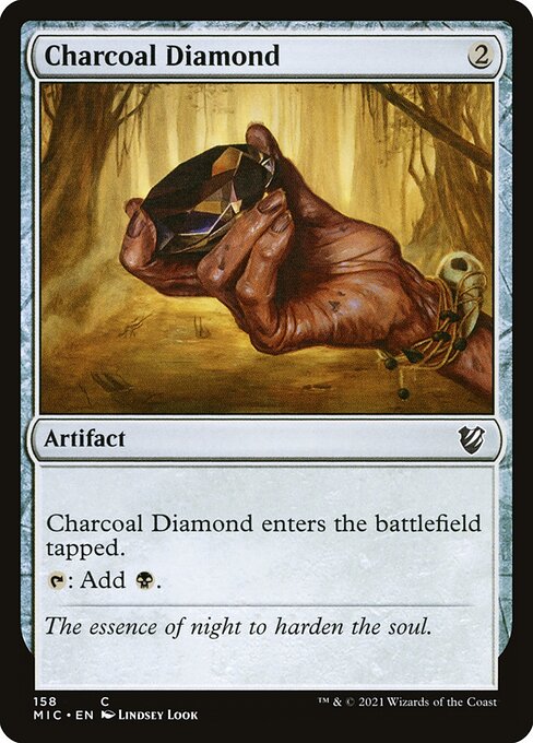 Charcoal Diamond - Midnight Hunt Commander Common Card