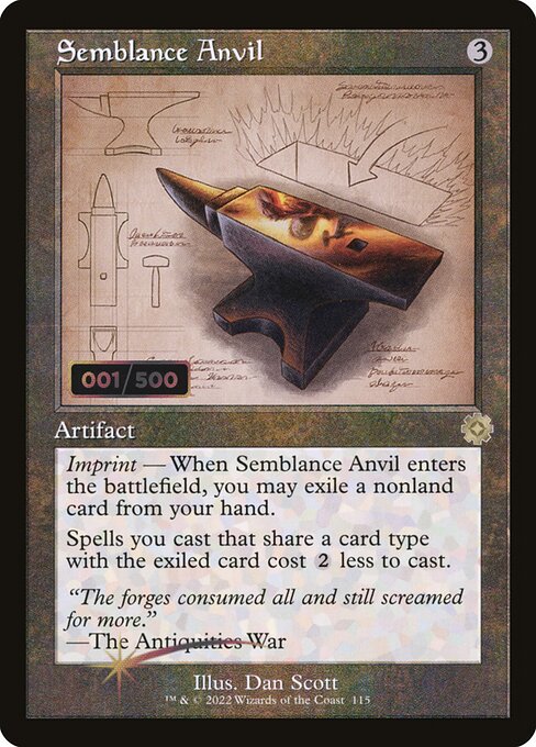Semblance Anvil - The Brothers' War Retro Artifacts Rare Card