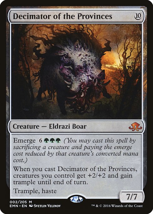 Decimator of the Provinces - Eldritch Moon Mythic Card