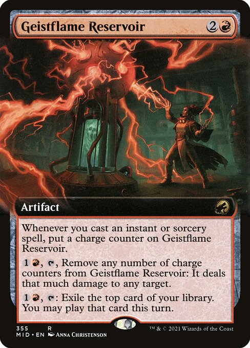Geistflame Reservoir - Innistrad: Midnight Hunt Rare Card