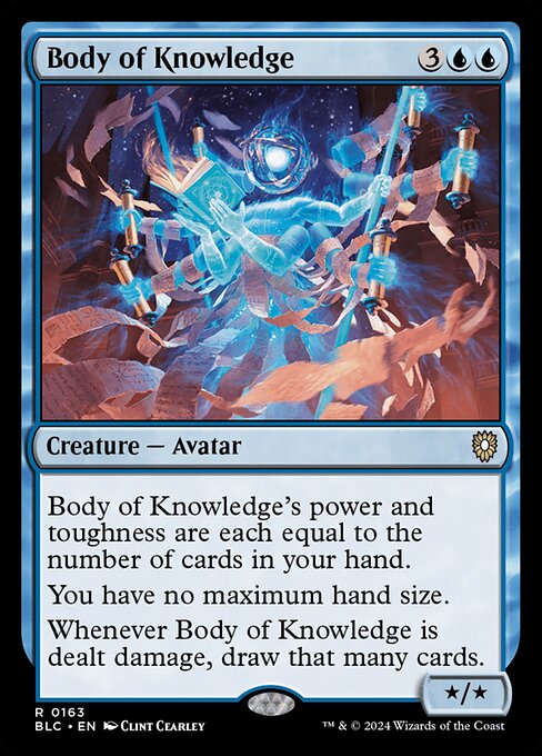 Body of Knowledge - Bloomburrow Commander Rare Card