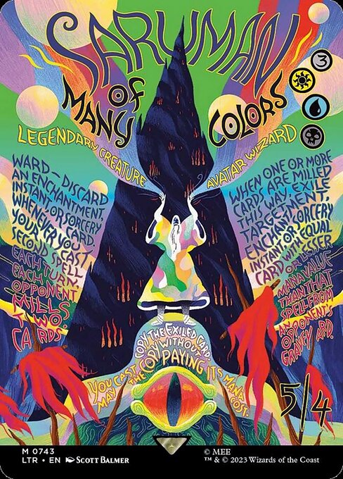 Saruman of Many Colors - The Lord of the Rings: Tales of Middle-earth Mythic Card