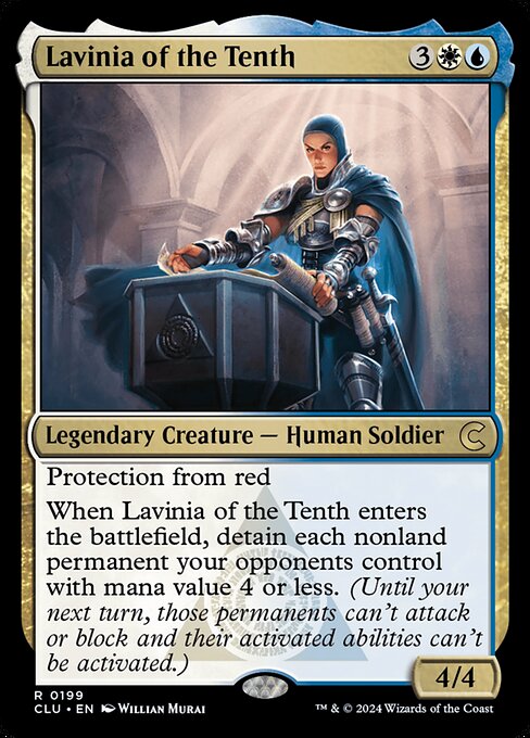Lavinia of the Tenth - Ravnica: Clue Edition Rare Card