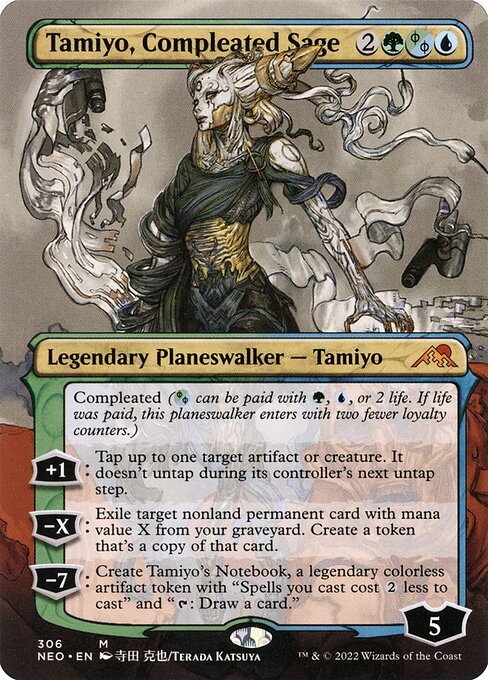 Tamiyo, Compleated Sage - Kamigawa: Neon Dynasty Mythic Card