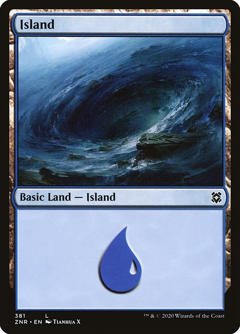 Island - Zendikar Rising Common Card