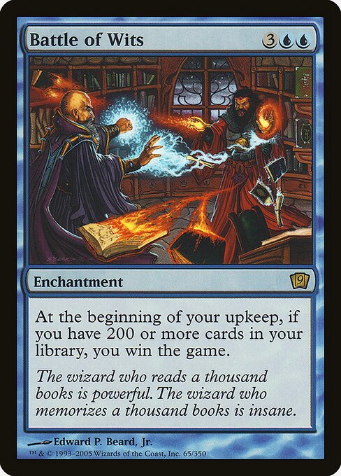 Battle of Wits - Ninth Edition Rare Card