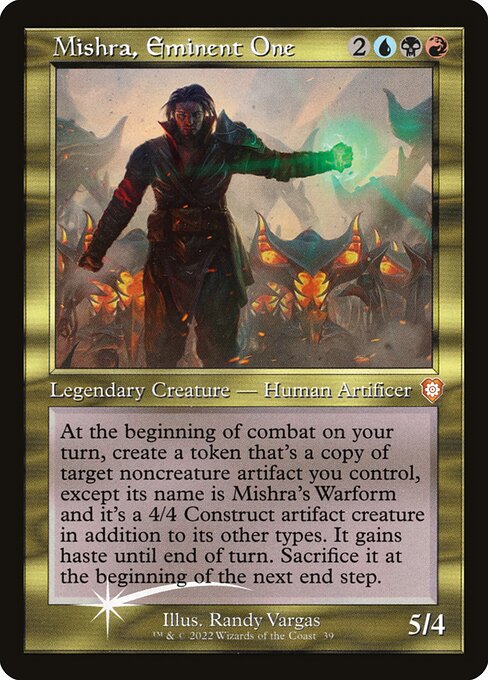 Mishra, Eminent One - The Brothers' War Commander Mythic Card