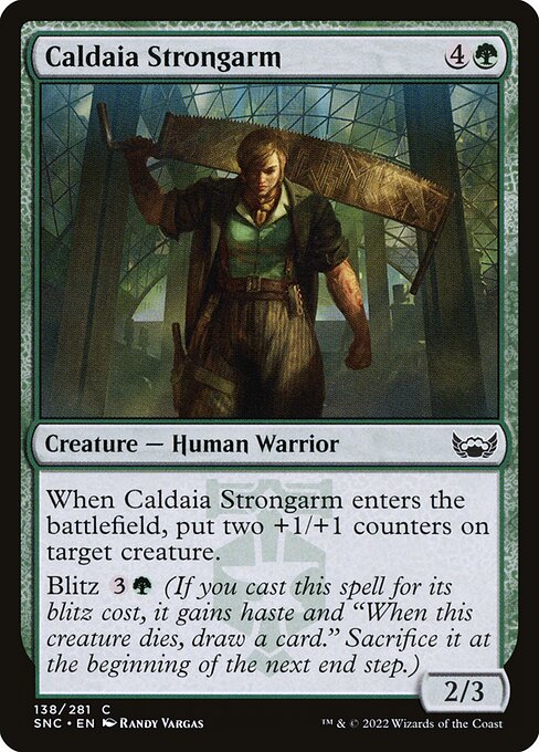 Caldaia Strongarm - Streets of New Capenna Common Card