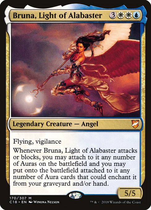 Bruna, Light of Alabaster - Commander 2018 Mythic Card