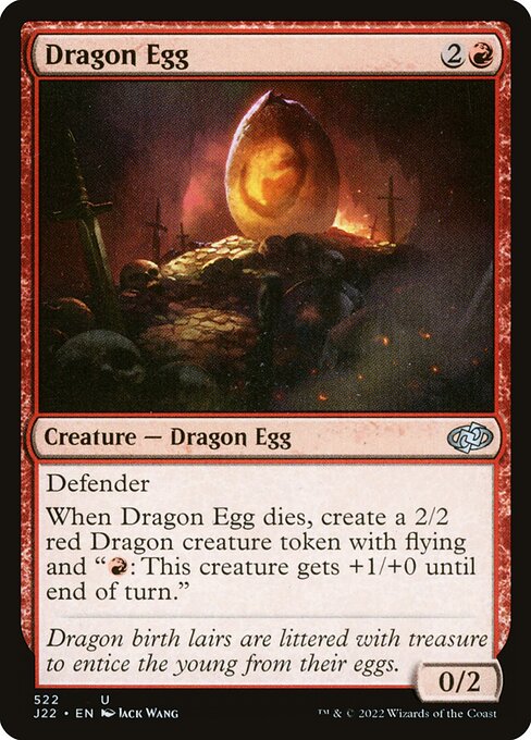 Dragon Egg - Jumpstart 2022 Uncommon Card