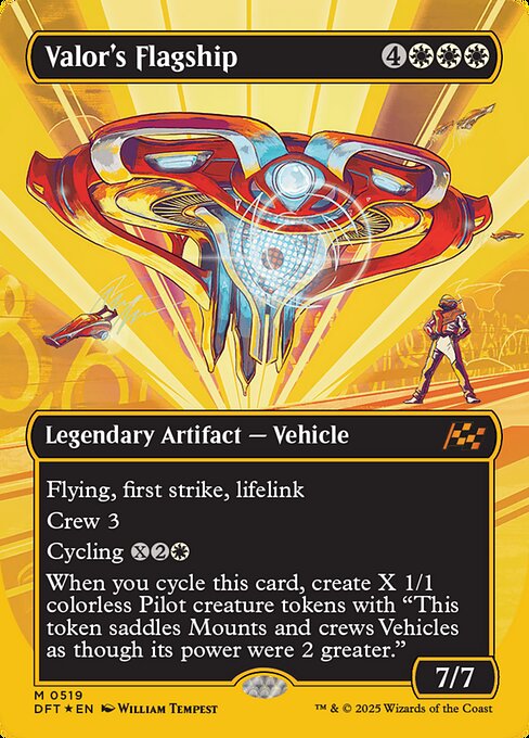 Valor's Flagship - Aetherdrift Mythic Card