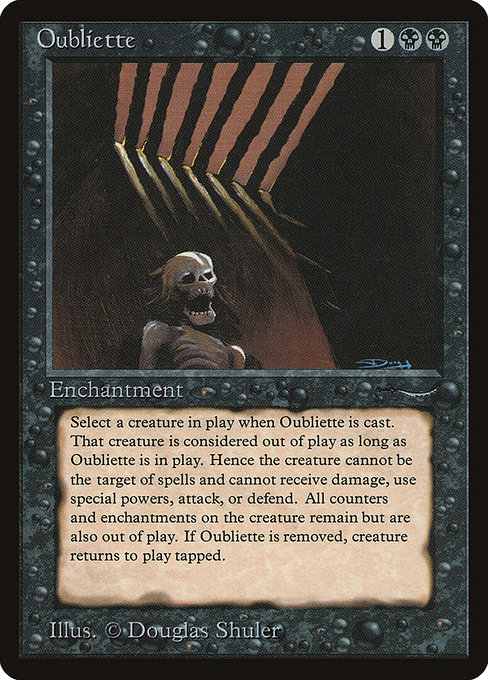 Oubliette - Arabian Nights Common Card