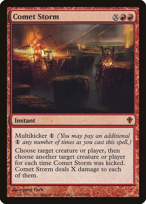 Comet Storm - Worldwake Mythic Card