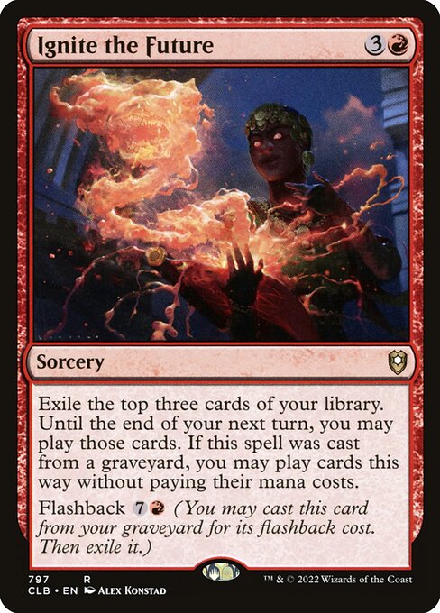 Ignite the Future - Commander Legends: Battle for Baldur's Gate Rare Card