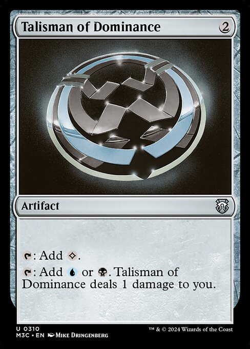 Talisman of Dominance - Modern Horizons 3 Commander Uncommon Card