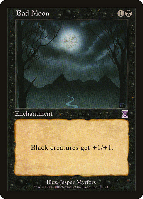 Bad Moon - Time Spiral Timeshifted Special Card