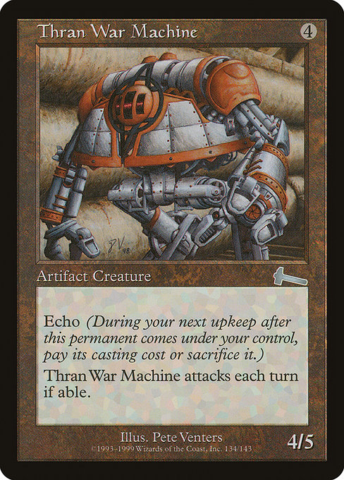Thran War Machine - Urza's Legacy Uncommon Card