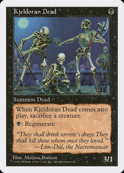 Kjeldoran Dead - Fifth Edition Common Card