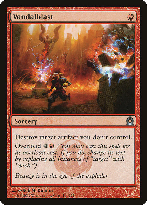 Vandalblast - Return to Ravnica Uncommon Card