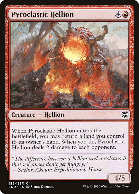 Pyroclastic Hellion - Zendikar Rising Common Card