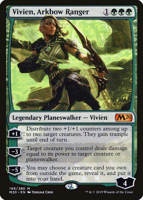 Vivien, Arkbow Ranger - Core Set 2020 Mythic Card