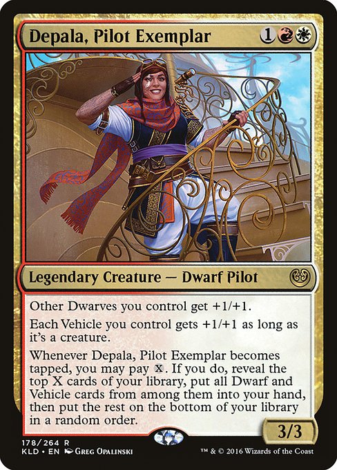 Depala, Pilot Exemplar - Kaladesh Rare Card
