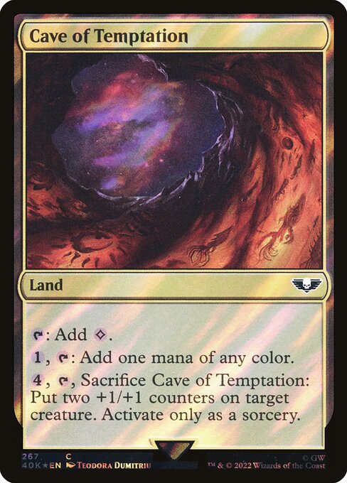 Cave of Temptation - Warhammer 40,000 Commander Common Card