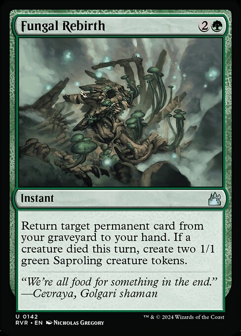 Fungal Rebirth - Ravnica Remastered Uncommon Card