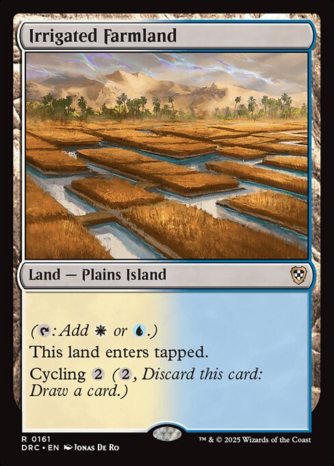Irrigated Farmland - Aetherdrift Commander Rare Card