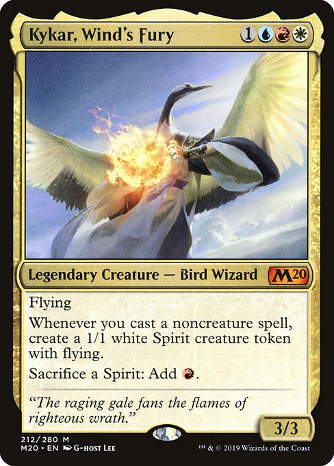 Kykar, Wind's Fury - Core Set 2020 Mythic Card