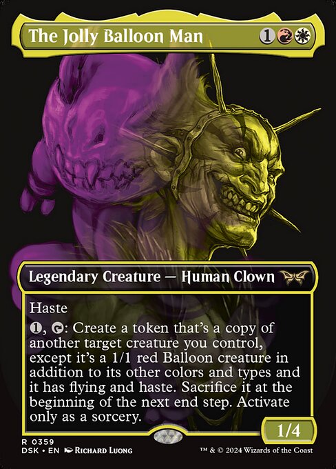 The Jolly Balloon Man - Duskmourn: House of Horror Rare Card