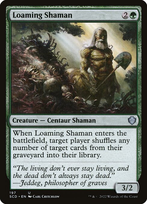 Loaming Shaman - Starter Commander Decks Uncommon Card