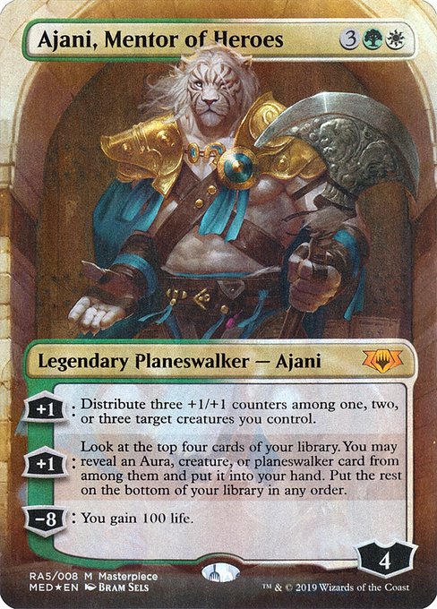 Ajani, Mentor of Heroes - Mythic Edition Mythic Card