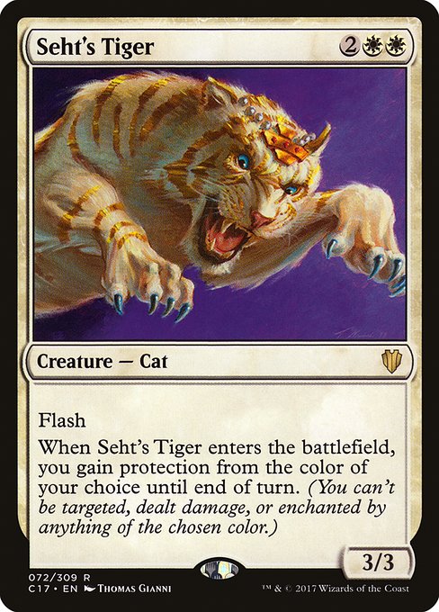 Seht's Tiger - Commander 2017 Rare Card