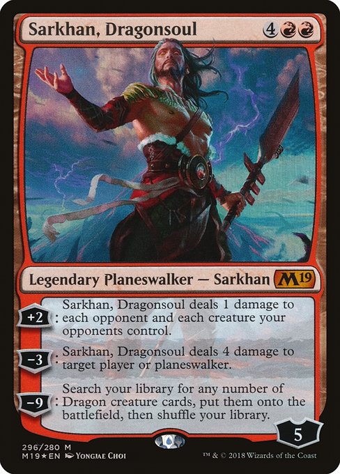 Sarkhan, Dragonsoul - Core Set 2019 Mythic Card