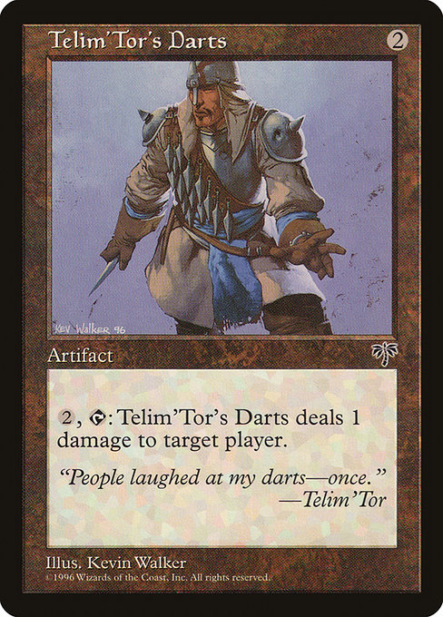 Telim'Tor's Darts - Mirage Uncommon Card