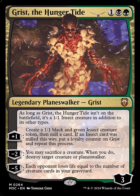 Grist, the Hunger Tide - Modern Horizons 3 Commander Mythic Card