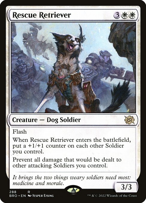 Rescue Retriever - The Brothers' War Rare Card