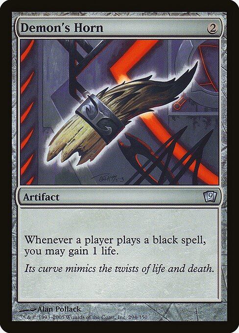 Demon's Horn - Ninth Edition Uncommon Card