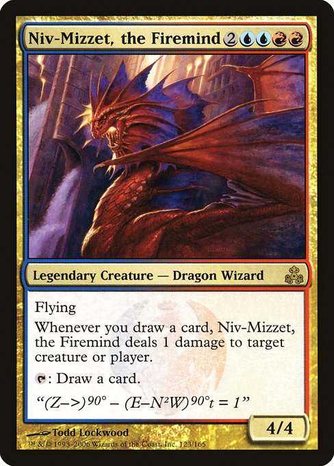 Niv-Mizzet, the Firemind - Guildpact Rare Card